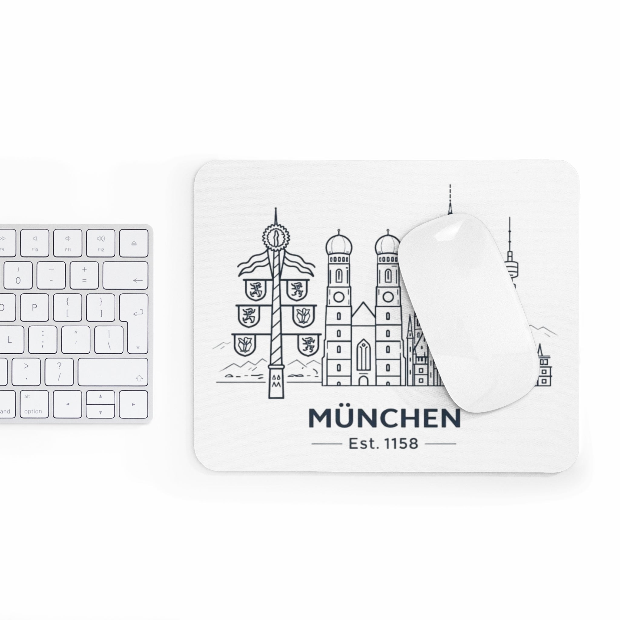 München Skyline Mauspad