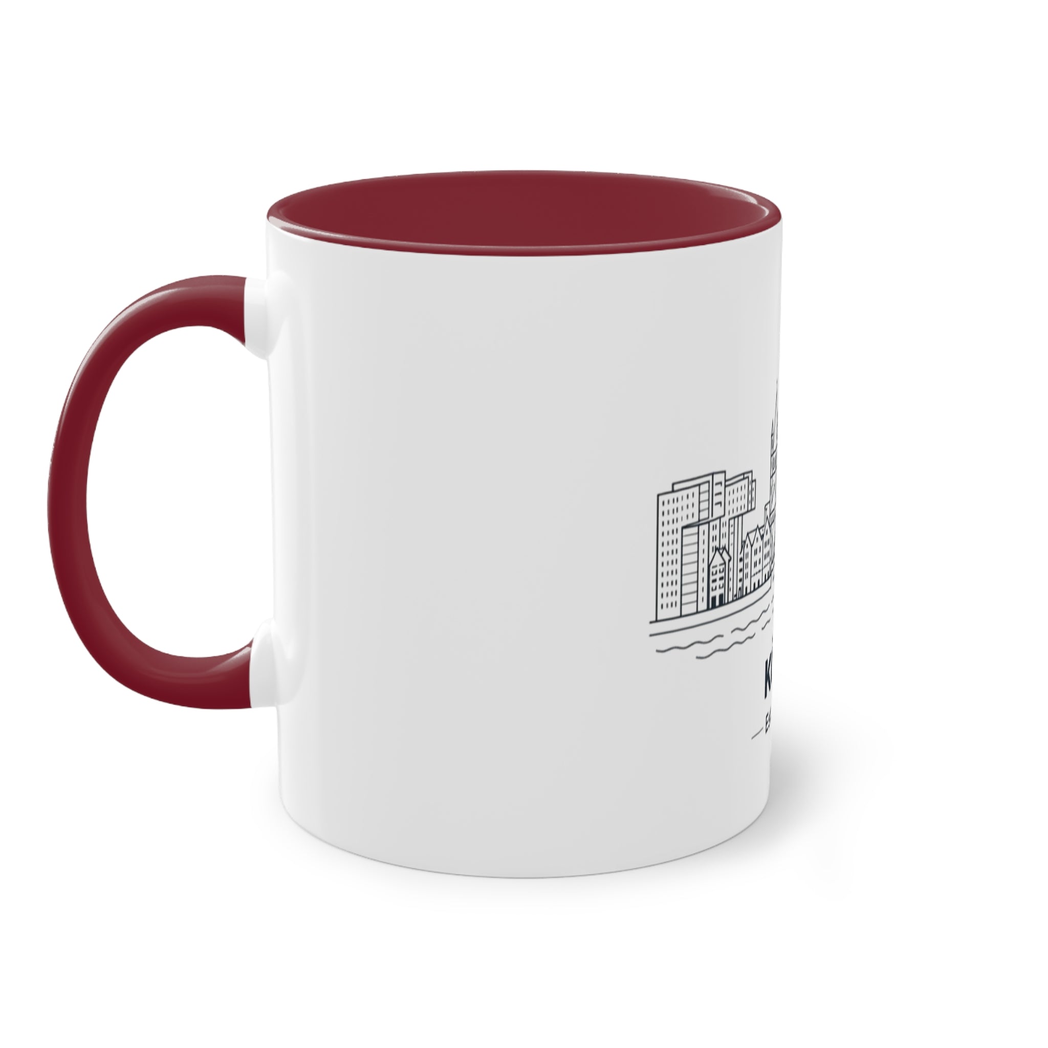 Köln Skyline Kaffeetasse — Zweifarbig 330ml Reise-Souvenir