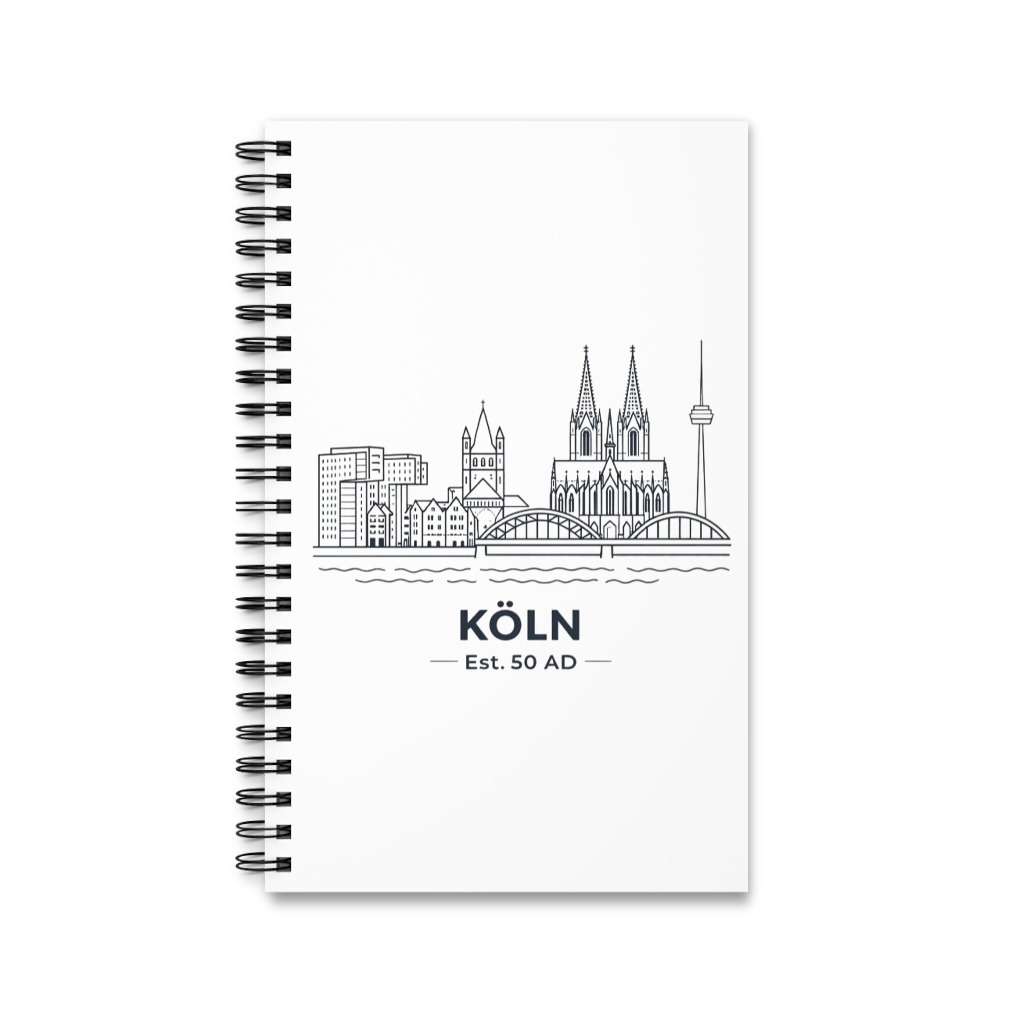 Köln Skyline Spiral-Journal