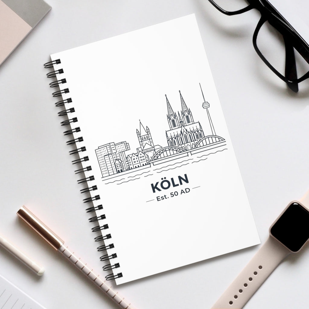 Köln Skyline Spiral-Journal