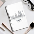 Köln Skyline Spiral-Journal